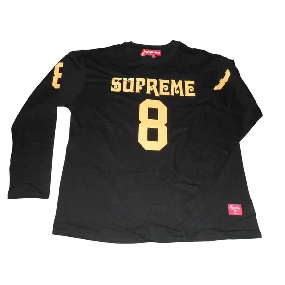 [中古]Supreme football shirts L Supreme Affiliated L/S Football Top Black | eBay